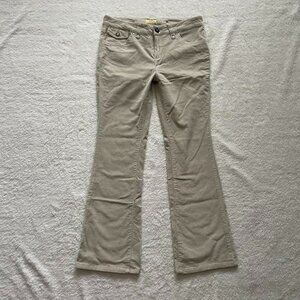 Y2K 725 Originals Tan Corduroy Flare Pants